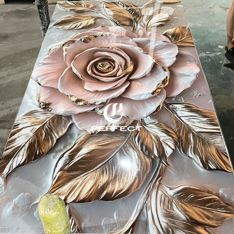 High-quality, Waterproof 3D Printed UV PVC Marble Sheet 3D Printed UV PVC Marble Sheet