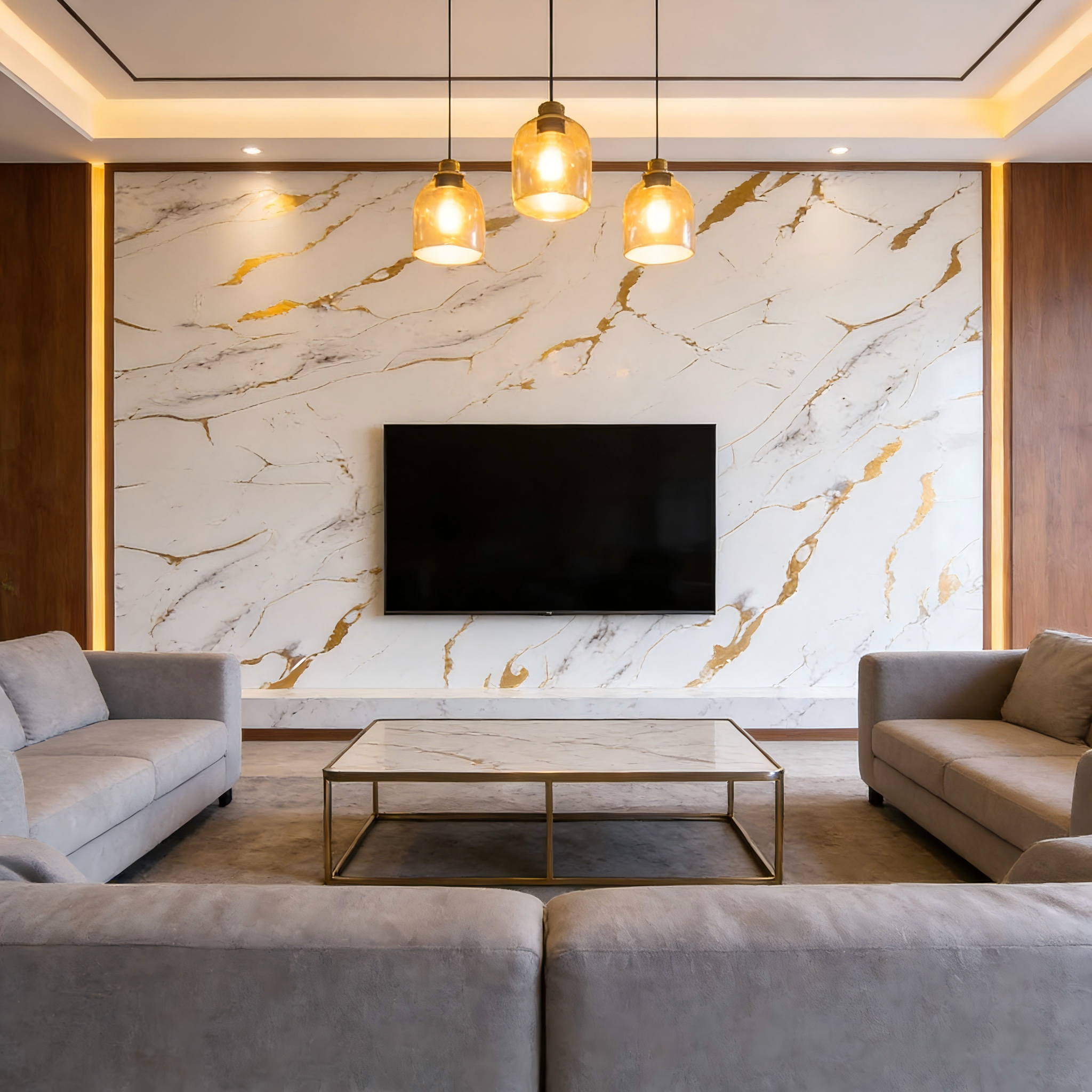 What Are The Differences between UV Marble Sheet And PVC Marble Sheet ?