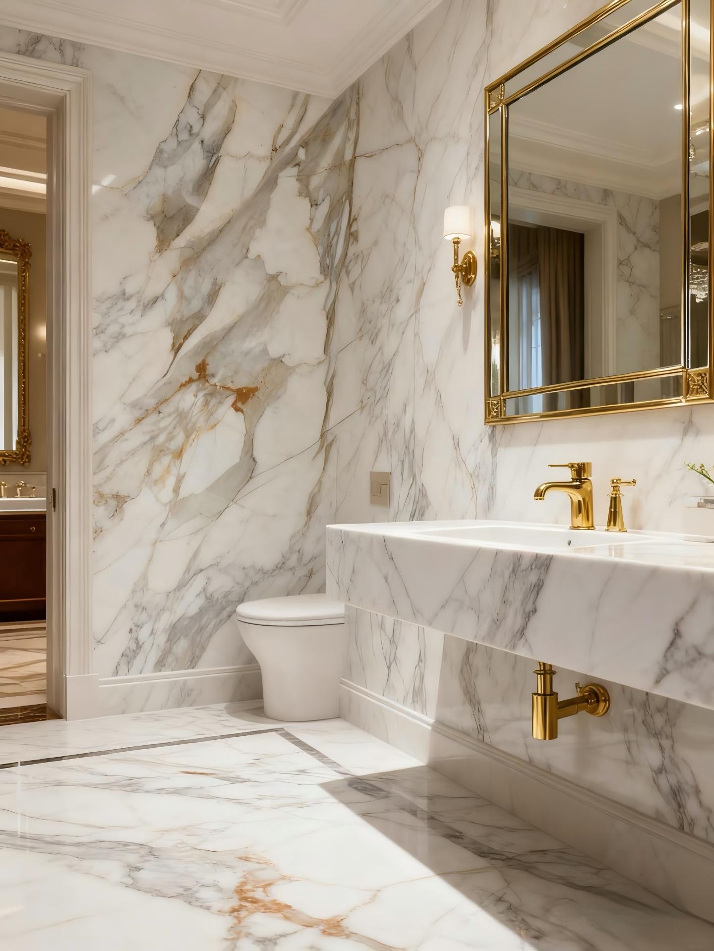 Waterproof PVC marble sheet suitable for bathroom and kitchen renovations